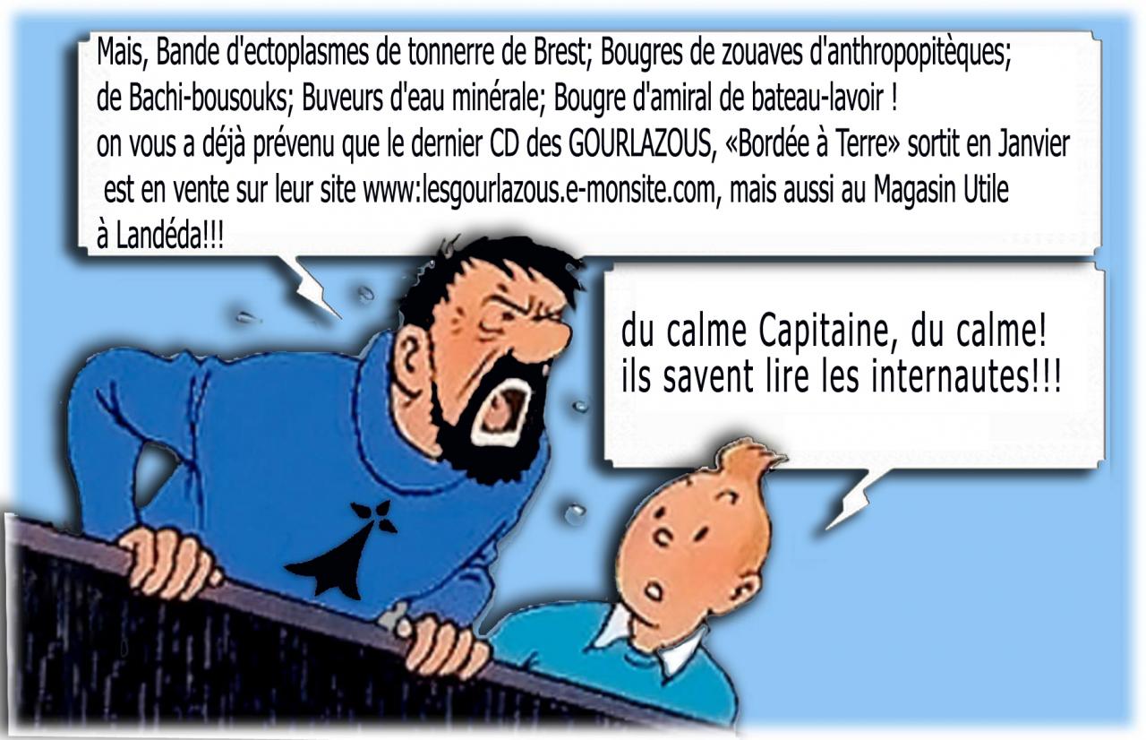 Bordée a Terre est en vente_Tintin